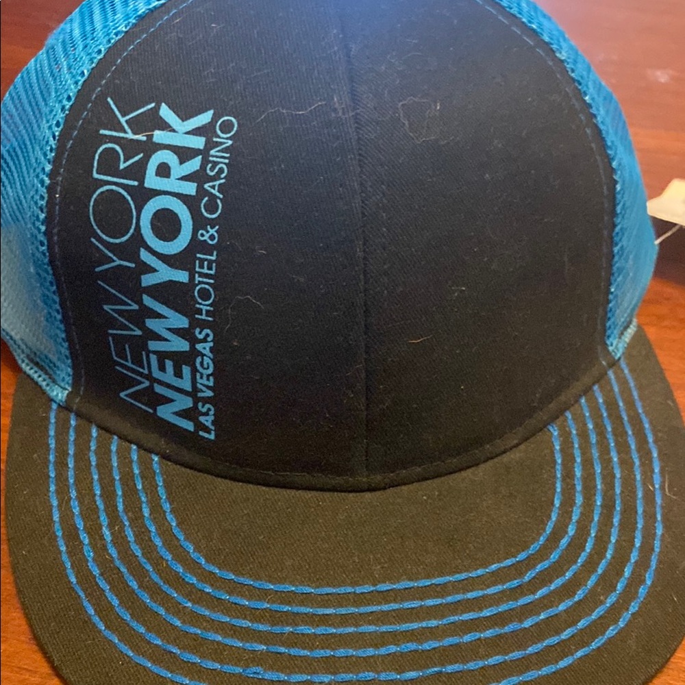 Blue and Black New York New York Cap